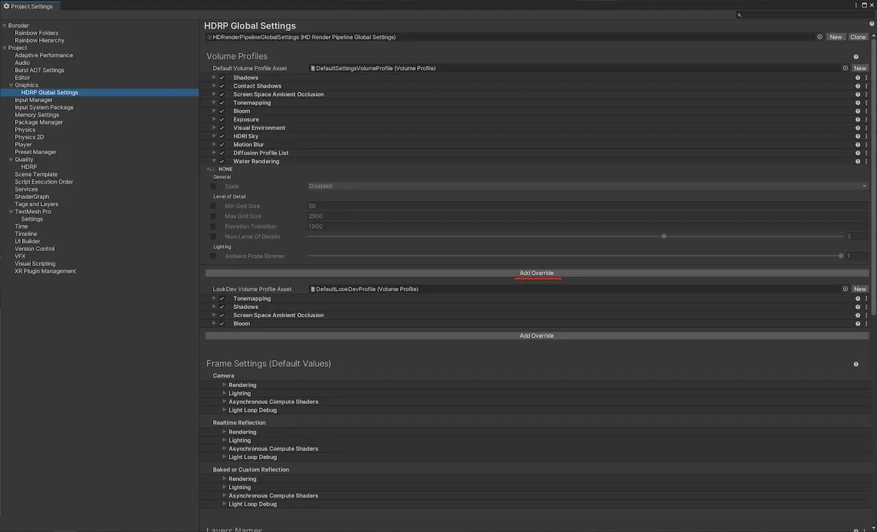 HDRPWaterProjectSetting03